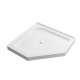 1000x1000mm Diamond Shower Tray Center/Corner Waste